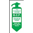 B.C.F. Usage Description Sign