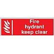 Fire Hydrant Keep Clear Sign