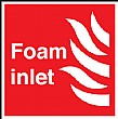 Foam Inlet Sign