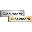 Cloakroom Sign