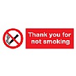 Thank You For Not Smoking Sign