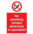 No Smoking - Smoke Detectors In Operation