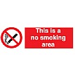 This Is A No Smoking Area Sign