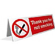 Thank You For Not Smoking Desktop Sign