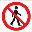 No Admittance Symbol Sign