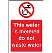 This Water Is Metered Do Not Waste Water