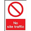 No Site Traffic Sign