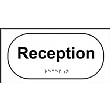 Braille Reception Sign