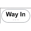 Braille Way In Sign