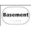 Braille Basement Sign