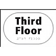 Braille Third Floor Sign