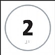 Braille '2' Symbol