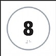 Braille '8' Symbol