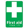 Braille First Aid Sign