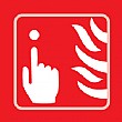 Braille Fire Alarm Button Symbol