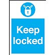Keep Locked Sign