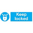 Keep Locked Sign