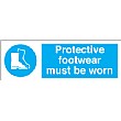 Protective Footwear Must Be Worn Sign