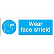 Wear Face Shield Sign