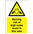 Warning Risk Of High Noise Levels In This Area