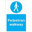 Pedestrian Walkway Sign