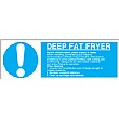 Deep Fat Fryer Sign