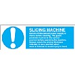 Slicing Machine Sign