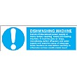 Dishwashing Machine Sign
