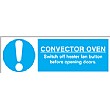 Convector Oven Sign