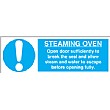 Steaming Oven Sign