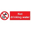 Not Drinking Water Sign