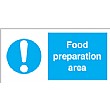 Food Preperation Area Sign