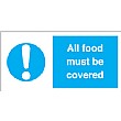 All Food Must Be Covered Sign