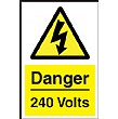 Danger 240 Volts Sign