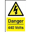 Danger 440 Volts Sign