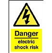 Danger Electric Shock Risk Sign