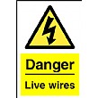 Danger Live Wires Sign