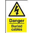 Danger Buried Cables Sign