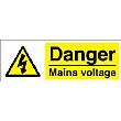 Danger Mains Voltage Sign