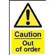 Caution Out Of Order Sign