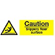 Caution Slippery Surface Sign