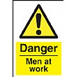 Danger Men At Work Sign