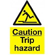 Caution Trip Hazard Sign