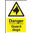 Danger Guard Dogs Sign