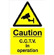 Caution C.C.T.V. In Operation Sign