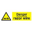 Danger Razor Wire Sign