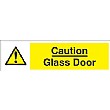 Caution Glass Door Sign