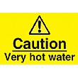 Caution Very Hot Water Sign