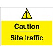 Caution Site Traffic Sign
