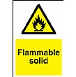 Flammable Solid Sign